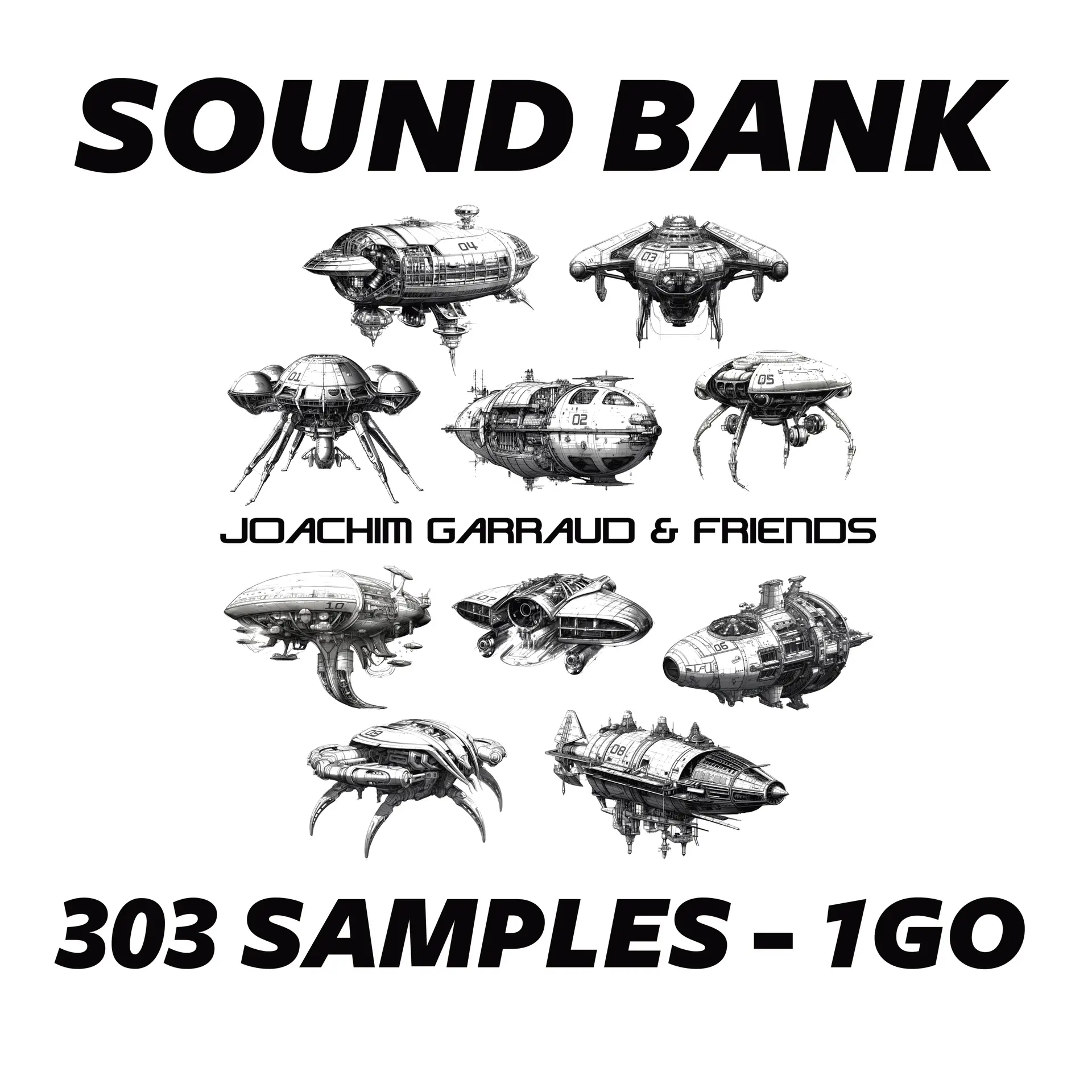 BANQUE DE SONS INTÉGRALE DE L'ALBUM JOACHIM GARRAUD & FRIENDS